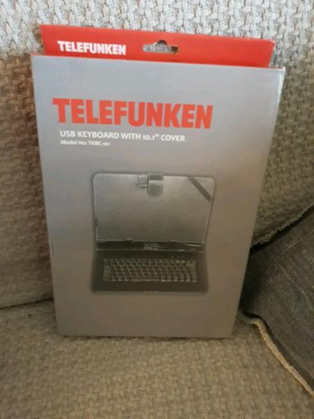 Telefunken 10.1 inch tablet cover with keyboard