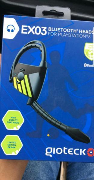 Gioteck Ex-03 Ps3 Earpiece Mic - Brand New Condition (Rare)