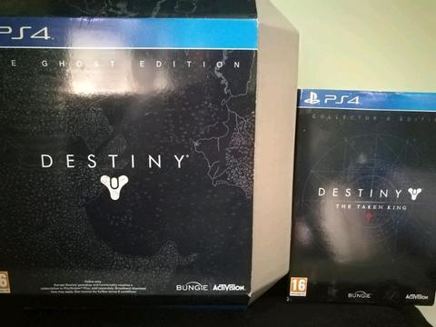 Destiny collectors and Special edition PS4