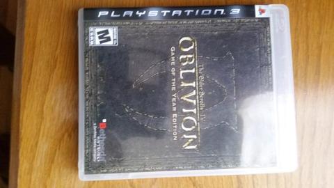 OBLIVION GOTY EDITION AND MAP PS3