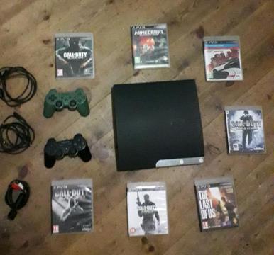 R 2000 for Ps3 with 7 games and 2 remote in very good condition