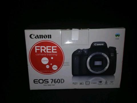 Canon 760d sealed