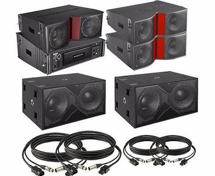 Audiocenter Line array / Sub Combo Package - Active *NEW* FULL 12 MONTH WARRANTY