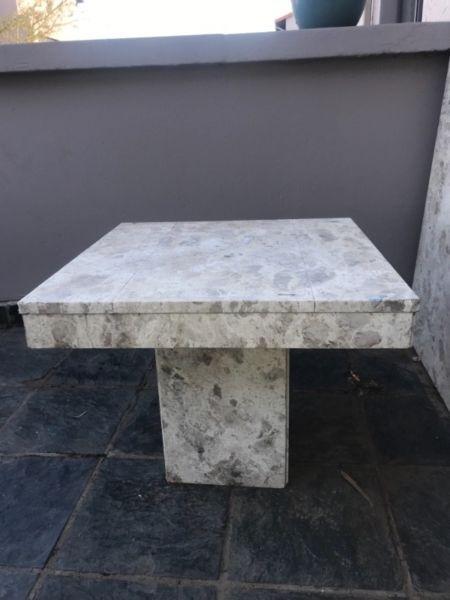 Solid Marble Coffee and Side Table