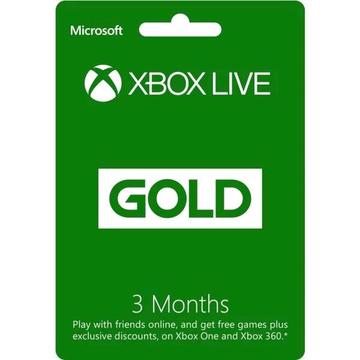 Xbox Gold live Membership 3 month