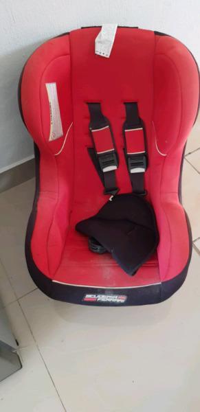 Ferrari car seat and kiddies floating vest