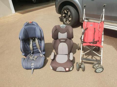 Child car seats and pram