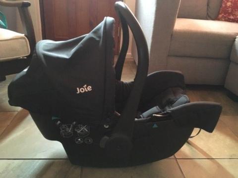 Joie car seat and base