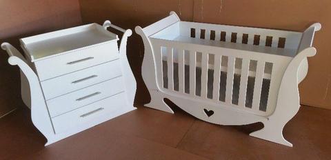 Heart Baby Cot and Compactum-R 4499,00 Sur 11