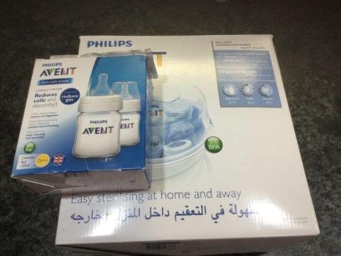 AVENT 2 BOTTLE SET NEW
