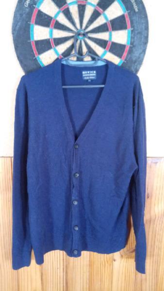 Men's Brand New Howick Pure Wool Cardigan XL