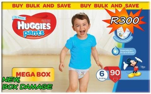 Huggies Pants Mega Box of 90 pants Size 6