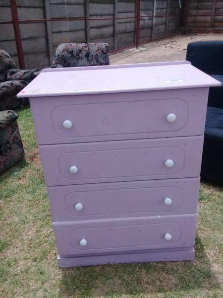 R750 purple chest of drawers