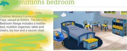 Minions 5pc bedroom set