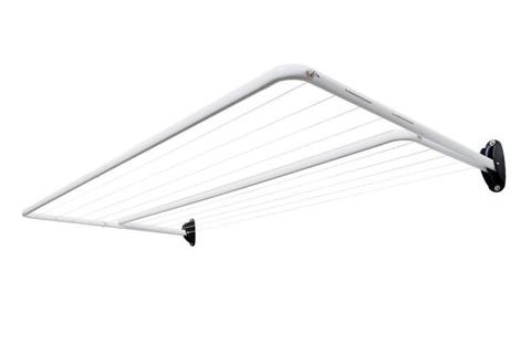 Clothesline - wall mountedfolding frame - Retractaline Swingline double folding