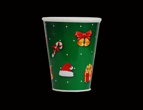 Special on Polystyrene Decorative Festive Christmas Party Cups
