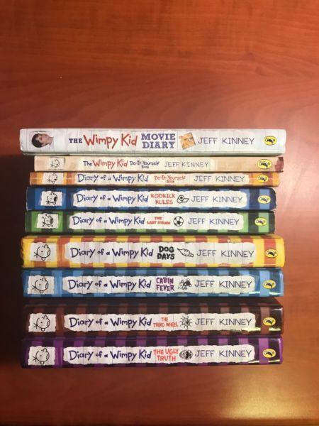 Diary of a wimpy kid book collection