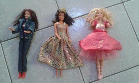 Selection of Brat Dolls and Barbie for sale