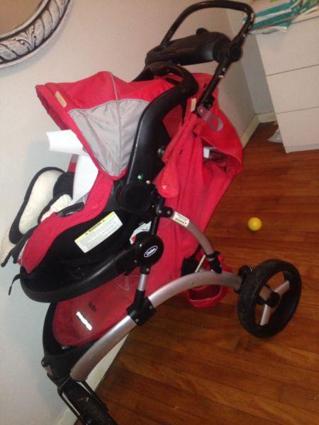 Chelino pram and matching car seat for sale R1000.00