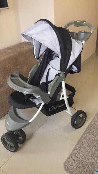 Baby pram and car seat