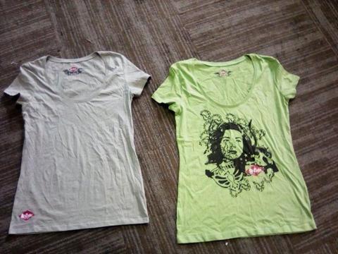 X2 ladies Lee Cooper tees(l/xl)