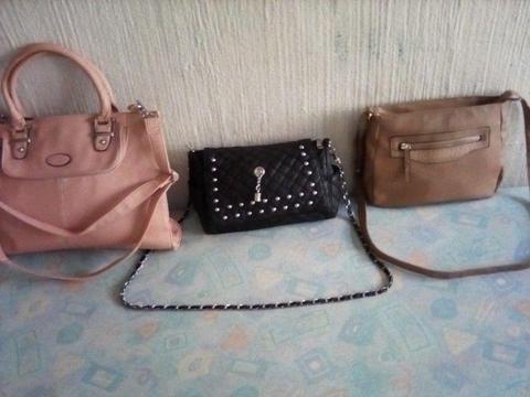 Ladies leather bags..different sizes