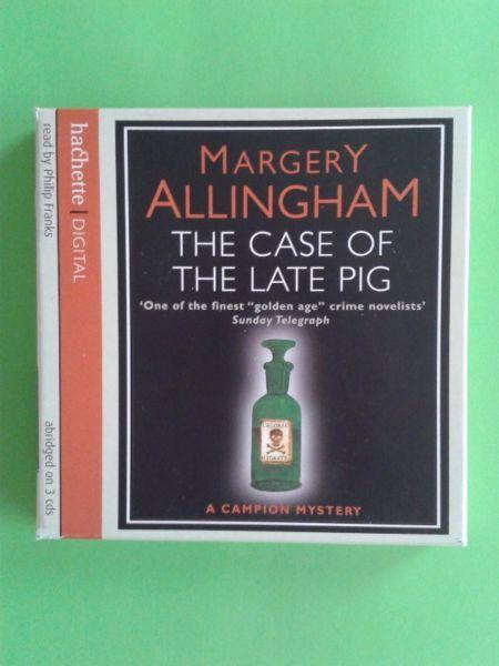 The Case Of The Late Pig - Margery Allingham - Read by Philip Franks - 3 Cds