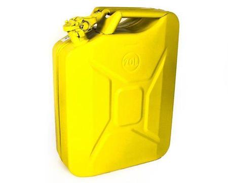 Jerry Can Metal Diesel Yellow 20L Kaufmann - 20 Lit Diesel