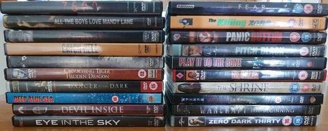 20 DVD Movies (R10 each or R150 for all of them)