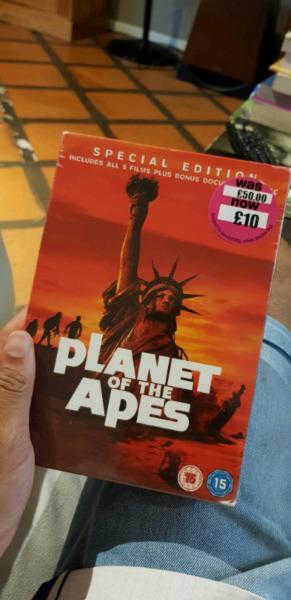 Planet of the Apes DVD Boxset Sealed