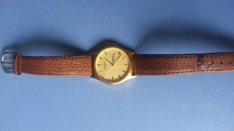 1980,s ROTARY QUARTZ MENS DRESS WATCH WITH NEW BATTERY