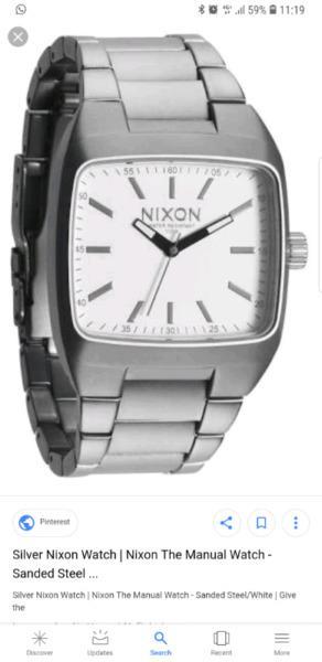 Nixon manual watch for sale