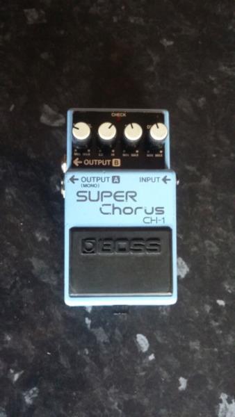 BOSS CH-1 SUPER Chorus Guitar effects pedal