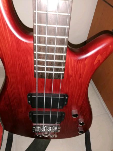 WARWICK BASS AND PEAVEY 4 CHANNEL AMP
