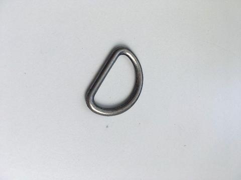 154 Small A/Nickle D-ring 20mm