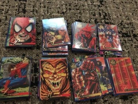 Marvel trading cards for sale