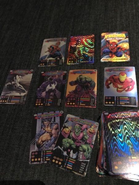 Spider-Man heroes and villains Trading cards