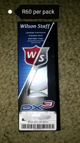 Wilson Staff DX3 golf balls - brand new, unused