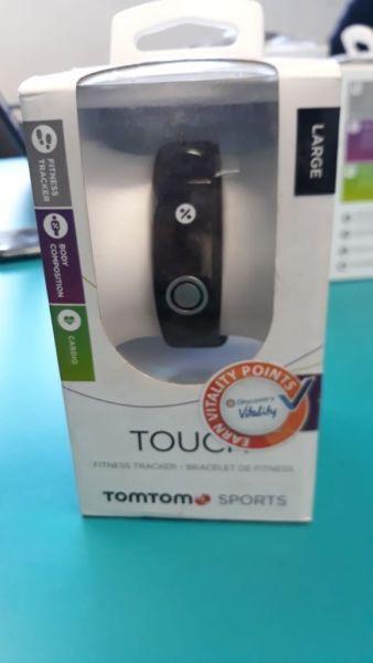 TOM TOM - Touch Cardio+Bc Black Activity Tracker watch brand new sealed for R599