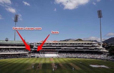 SA v Pak Newlands cricket- Day 1 - premium seating - best section in the stadium