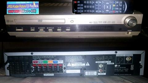 LG DVD FM AUX & 5.1 channel amplifier
