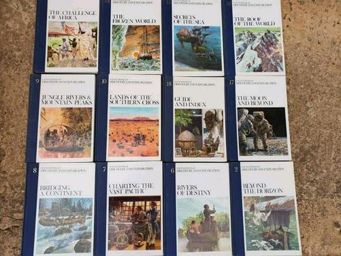 12 hardcover encyclopedias of discovery and exploration