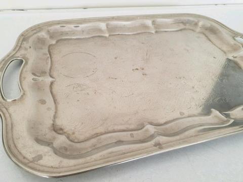 Vintage metal tray