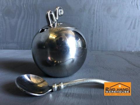 Carrol Boyes Sugar bowl and spoon