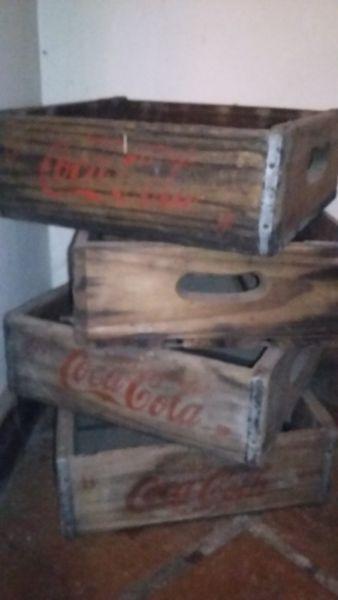 Vintage coca cola crates