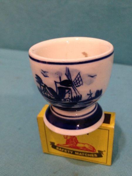 R20.00 … Egg Cup With A Dutch Scene
