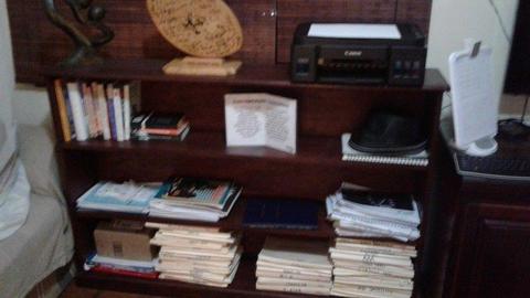 Large solid wood bookshelf