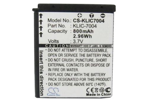 Camera Battery CS-KLIC7004 for KODAK EasyShare M1033 etc
