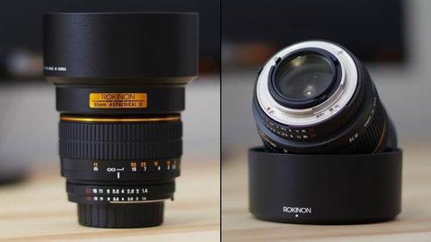 Price dropped. - Rokinon 85mm 1.4 E mount lens