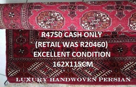 Over 75% Below Purchase Price. Luxurious Hand Knotted Turkoman Persian Rug with Authentication